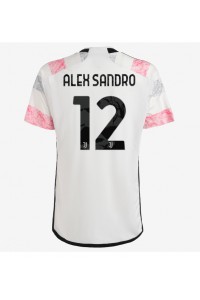 Fotbalové Dres Juventus Alex Sandro #12 Venkovní Oblečení 2023-24 Krátký Rukáv